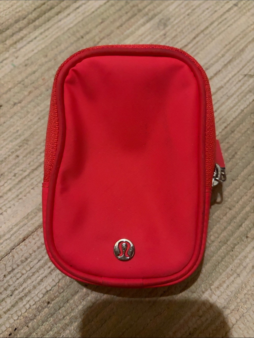 lululemon athletica Red Zip Phone Pouch